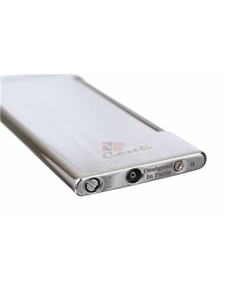 Зажигалка Caseti, кремниевая, супертонкая, хром