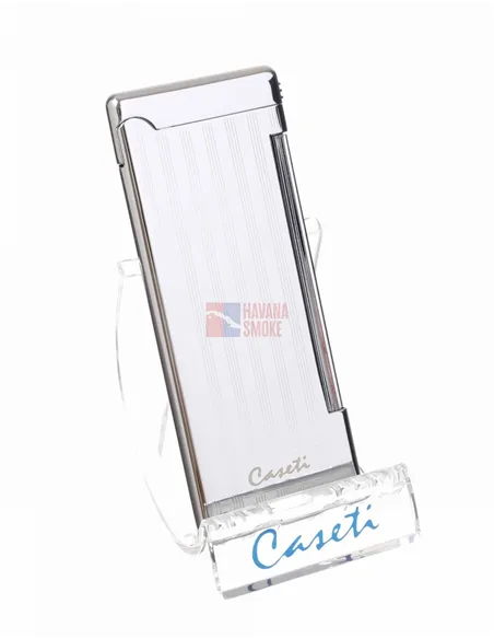 Зажигалка Caseti, кремниевая, супертонкая, хром