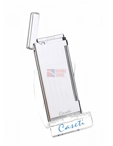 Зажигалка Caseti, кремниевая, супертонкая, хром