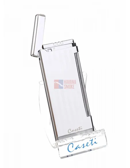 Зажигалка Caseti, кремниевая, супертонкая, хром