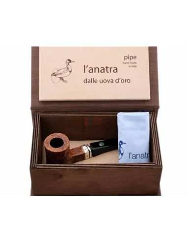 Курительная трубка L'Anatra Poker Blast Straight, в шкатулке L013-6