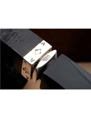 Курительная трубка L'Anatra Poker Pettinata Straight, в шкатулке L013-3