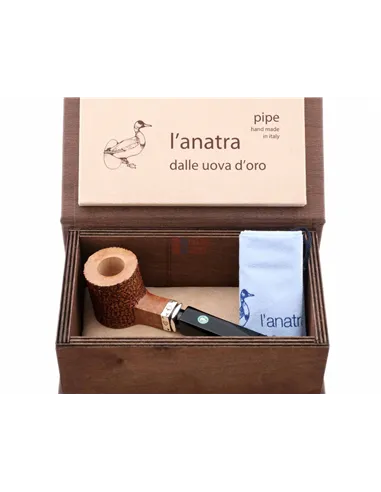 Трубка L'Anatra Poker Rustic Straight, в шкатулке