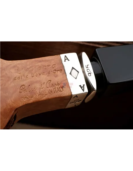 Трубка L'Anatra Poker Rustic Straight, в шкатулке