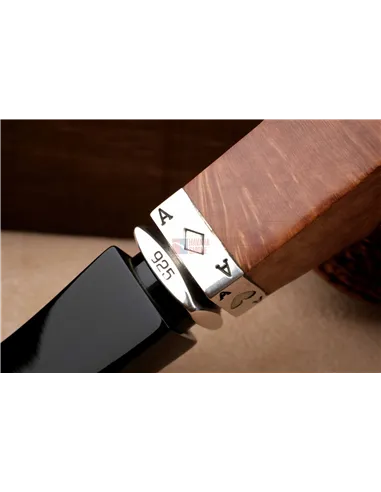 Трубка L'Anatra Poker Rustic, в шкатулке L013-5