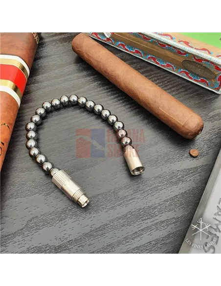 PUNCH BRACELET - Hematite