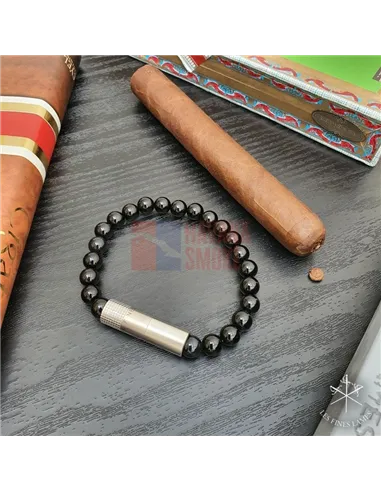 PUNCH BRACELET - Black Onyx 8mm