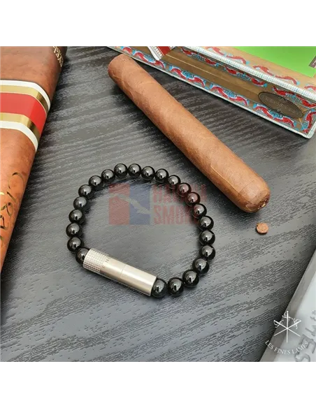 PUNCH BRACELET - Black Onyx 8mm