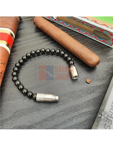 PUNCH BRACELET - Black Onyx 8mm