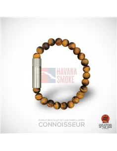 PUNCH BRACELET - "Connoisseur" Matte Tiger Eye