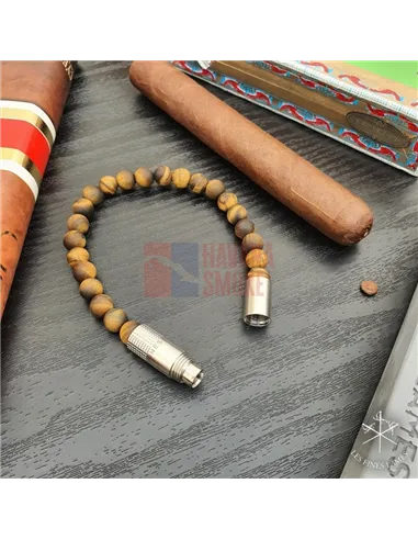 PUNCH BRACELET - "Connoisseur" Matte Tiger Eye