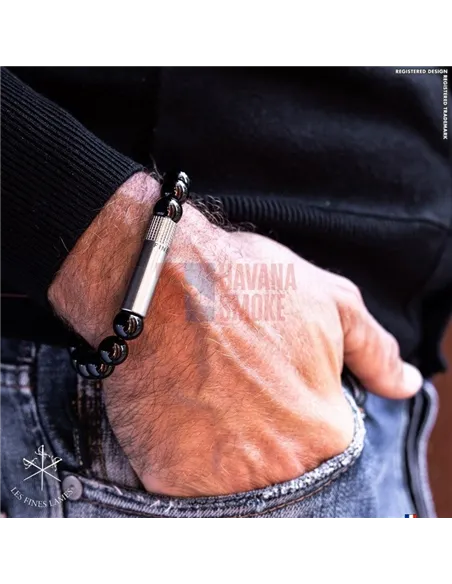 PUNCH BRACELET - Black Onyx 10mm