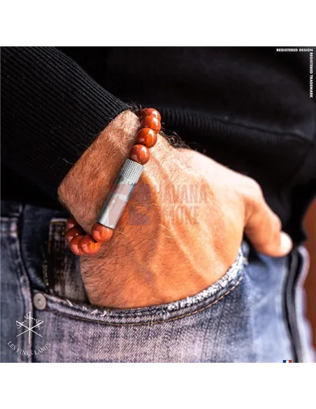 PUNCH BRACELET - Red Jasper