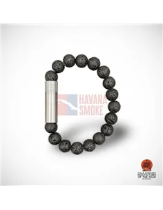 PUNCH BRACELET - Lava Stone