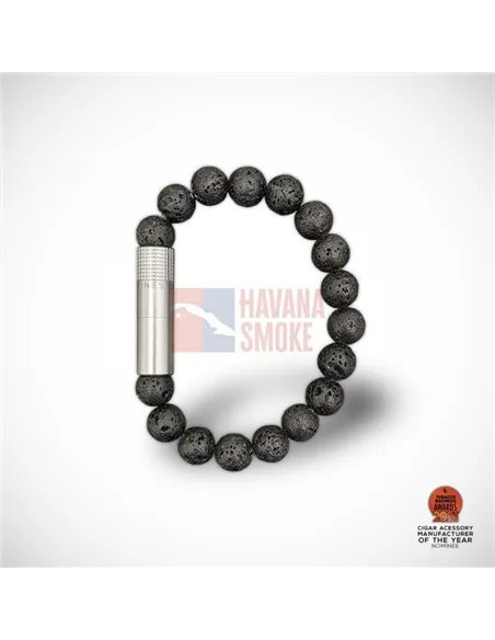 PUNCH BRACELET - Lava Stone