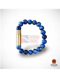 PUNCH BRACELET - Brass Sodalite