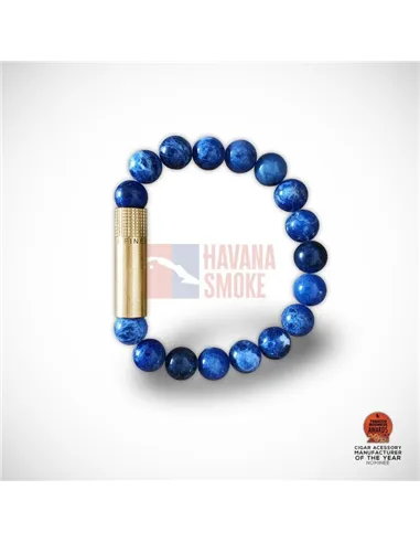 PUNCH BRACELET - Brass Sodalite