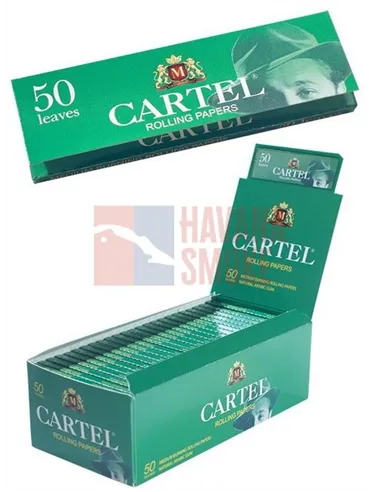 Сигаретная бумага Cartel Green (блок из 50 пачек)