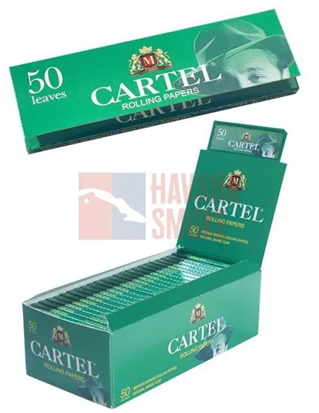 Сигаретная бумага Cartel Green (блок из 50 пачек)