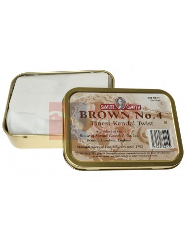 Табак Samuel Gawith Brown №4 (50 гр) - купить в интернет-магазине Havana Smoke