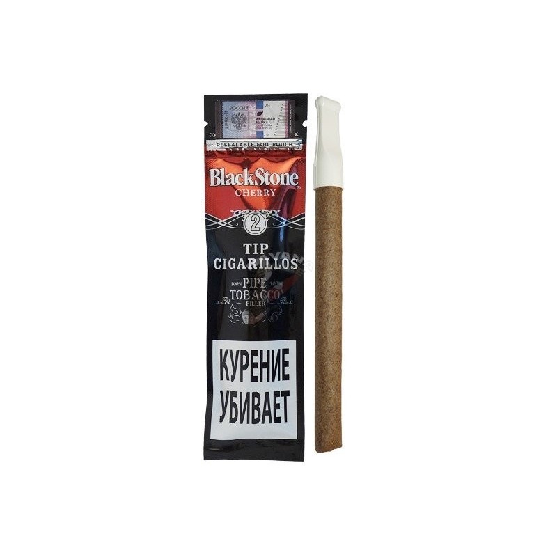 Купить Сигариллы Blackstone Cherry Tip Cigarillos(2 штуки)