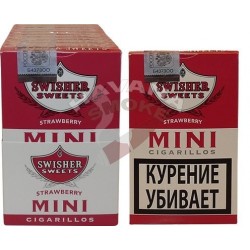 Купить Сигариллы Swisher Sweets Strawberry Mini Cigarillos