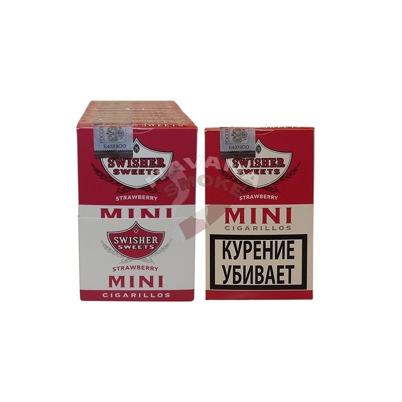 Купить Сигариллы Swisher Sweets Strawberry Mini Cigarillos