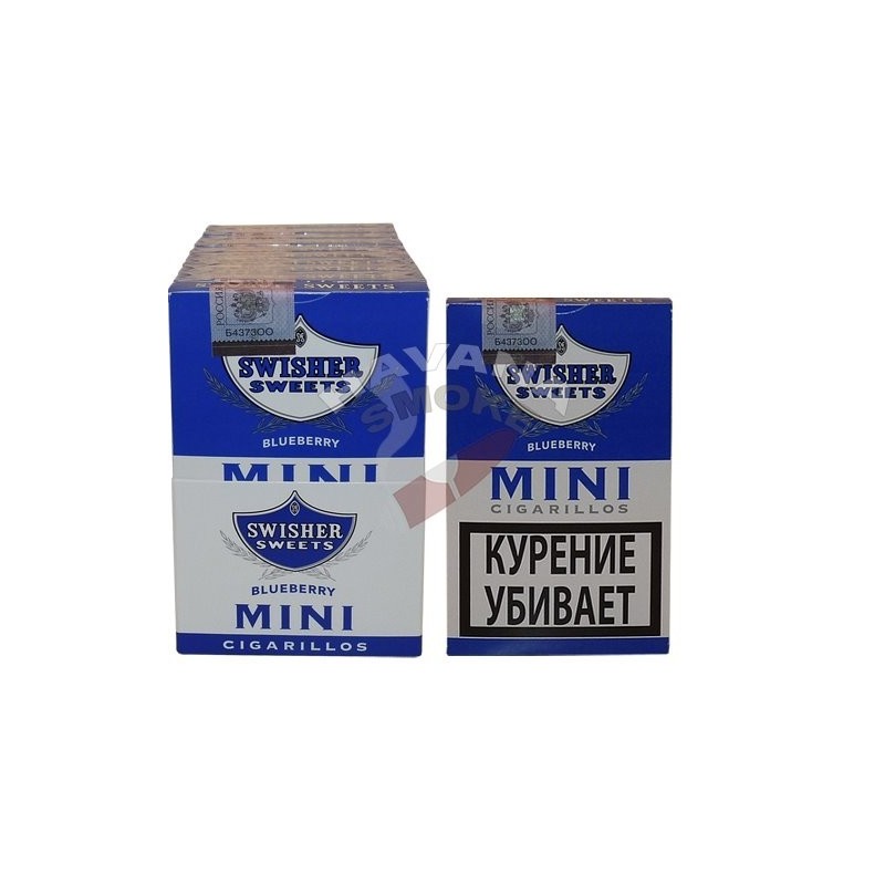 Купить Сигариллы Swisher Sweets Blueberry Mini Cigarillos