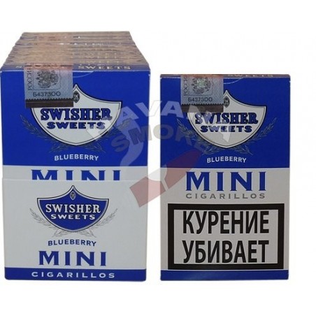 Купить Сигариллы Swisher Sweets Blueberry Mini Cigarillos