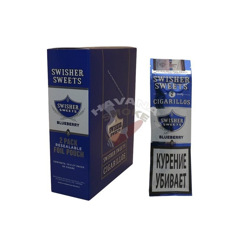 Купить Сигариллы Swisher Sweets Blueberry Cigarillos