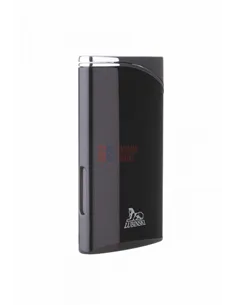 Зажигалка Lubinski "Гаэта", плоская, турбо, черный глянец