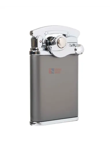 Зажигалка Lubinski "Палермо" кремневая турбо, двойное пламя, оружейная сталь