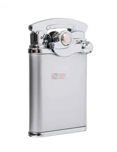 Зажигалка Lubinski "Палермо" кремневая турбо, двойное пламя, хром