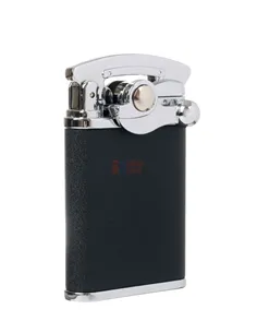 Зажигалка Lubinski "Палермо" кремневая турбо, двойное пламя, черная