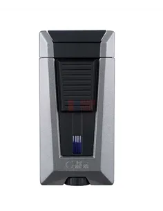 Зажигалка сигарная Colibri Stealth (тройное пламя), серый металлик