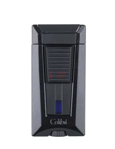 Зажигалка сигарная Colibri Stealth (тройное пламя), черный металлик