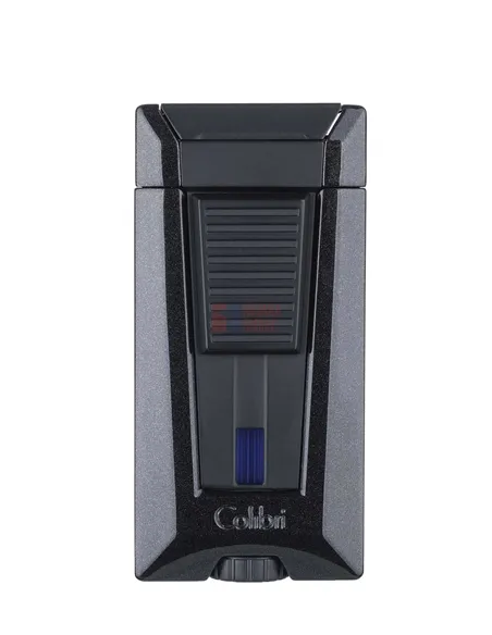 Зажигалка сигарная Colibri Stealth (тройное пламя), черный металлик