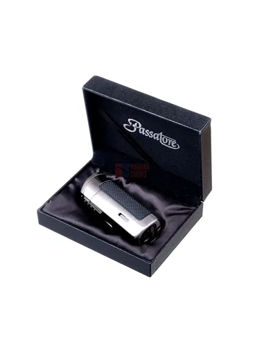 Зажигалка сигарная Passatore с пробойником, оружейная сталь