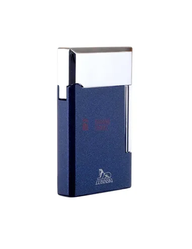 Зажигалка трубочная Lubinski Сполето, кремниевая, синий металлик