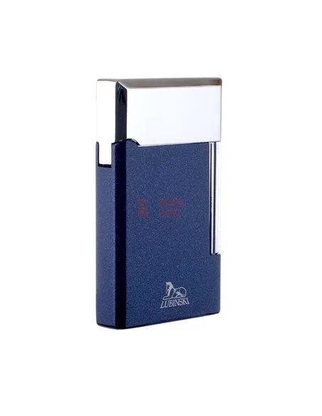 Зажигалка трубочная Lubinski Сполето, кремниевая, синий металлик