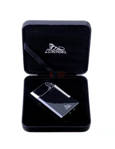 Зажигалка трубочная Lubinski Сполето, кремниевая, черный металлик