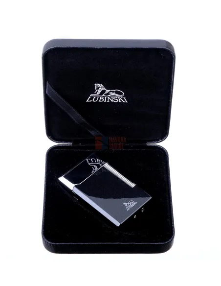 Зажигалка трубочная Lubinski Сполето, кремниевая, черный металлик