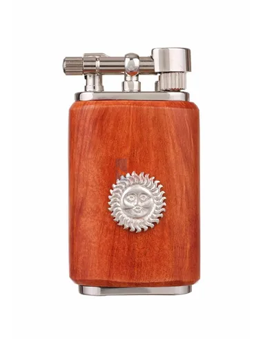 Зажигалка трубочная Mastro de Paja, серебро и бриар 1405