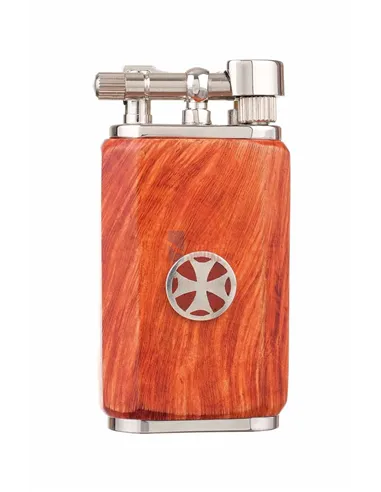 Зажигалка трубочная Mastro de Paja, серебро и бриар 1406