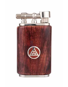 Зажигалка трубочная Mastro de Paja, серебро и бриар 1407