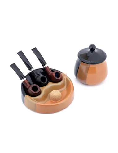 Пепельница Lubinski на 3 трубки, керамика (Италия) 520-012