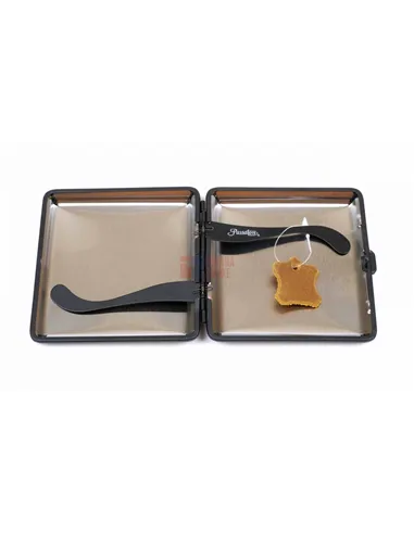 Портсигар Passatore на 20 сигарет, натуральная буйволиная кожа, Светло-коричневый