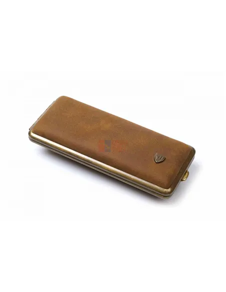 Портсигар Stoll на 14 сигарет, натуральная буйволиная кожа