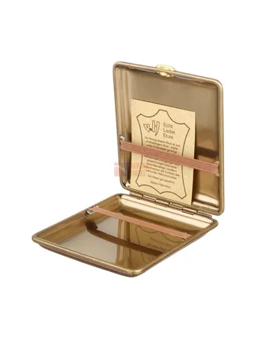 Портсигар Stoll на 18 сигарет, натуральная буйволиная кожа