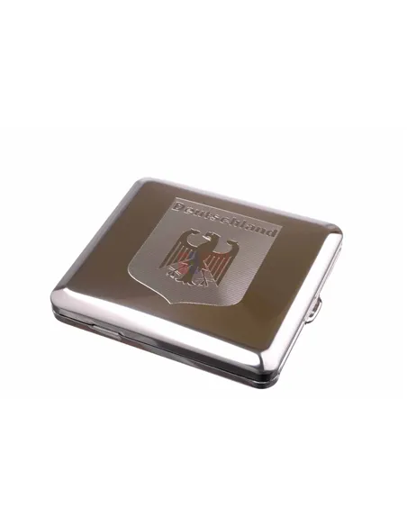 Портсигар Stoll на 18 сигарет, нержавеющая сталь C43-3